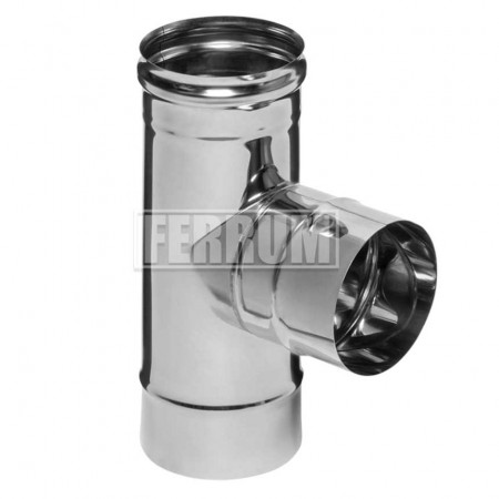 Тройник 90° Ferrum из нержавеющей стали d115