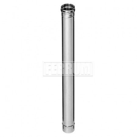 Дымоход Ferrum 1,0м из нержавеющей стали d130